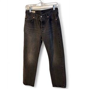 Vintage Black Straight 90s Jeans